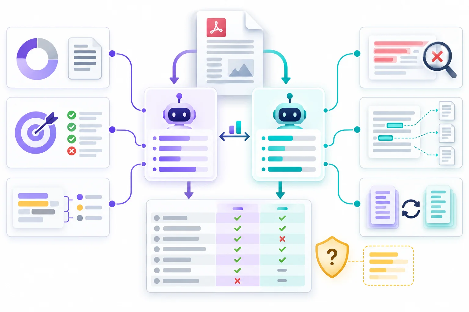 چارچوب سنجش پوشش، حذف، توهم، ردیابی و پایداری خلاصه PDF