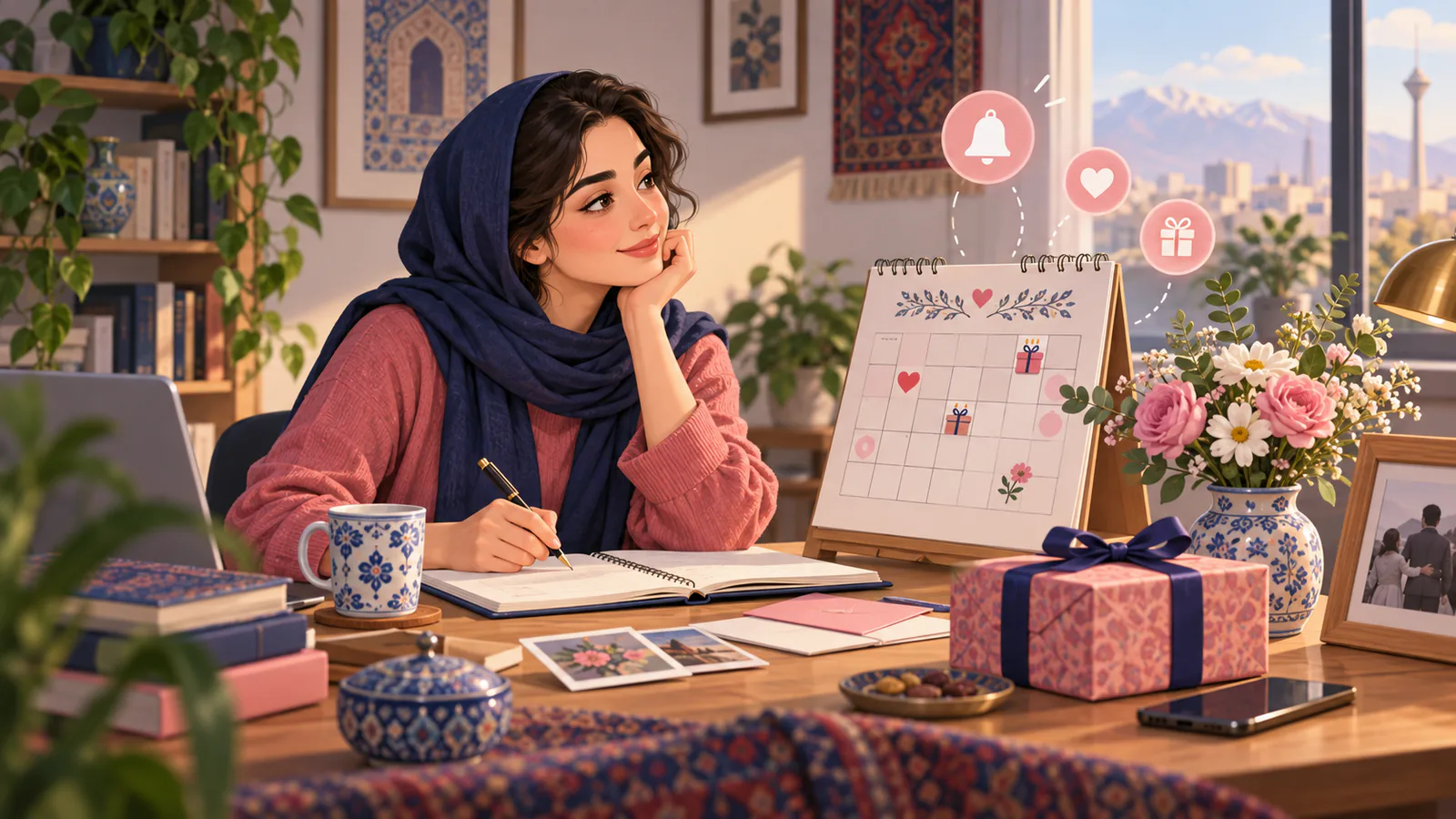 نمای کلی یادآوری تولد و مناسبت ها