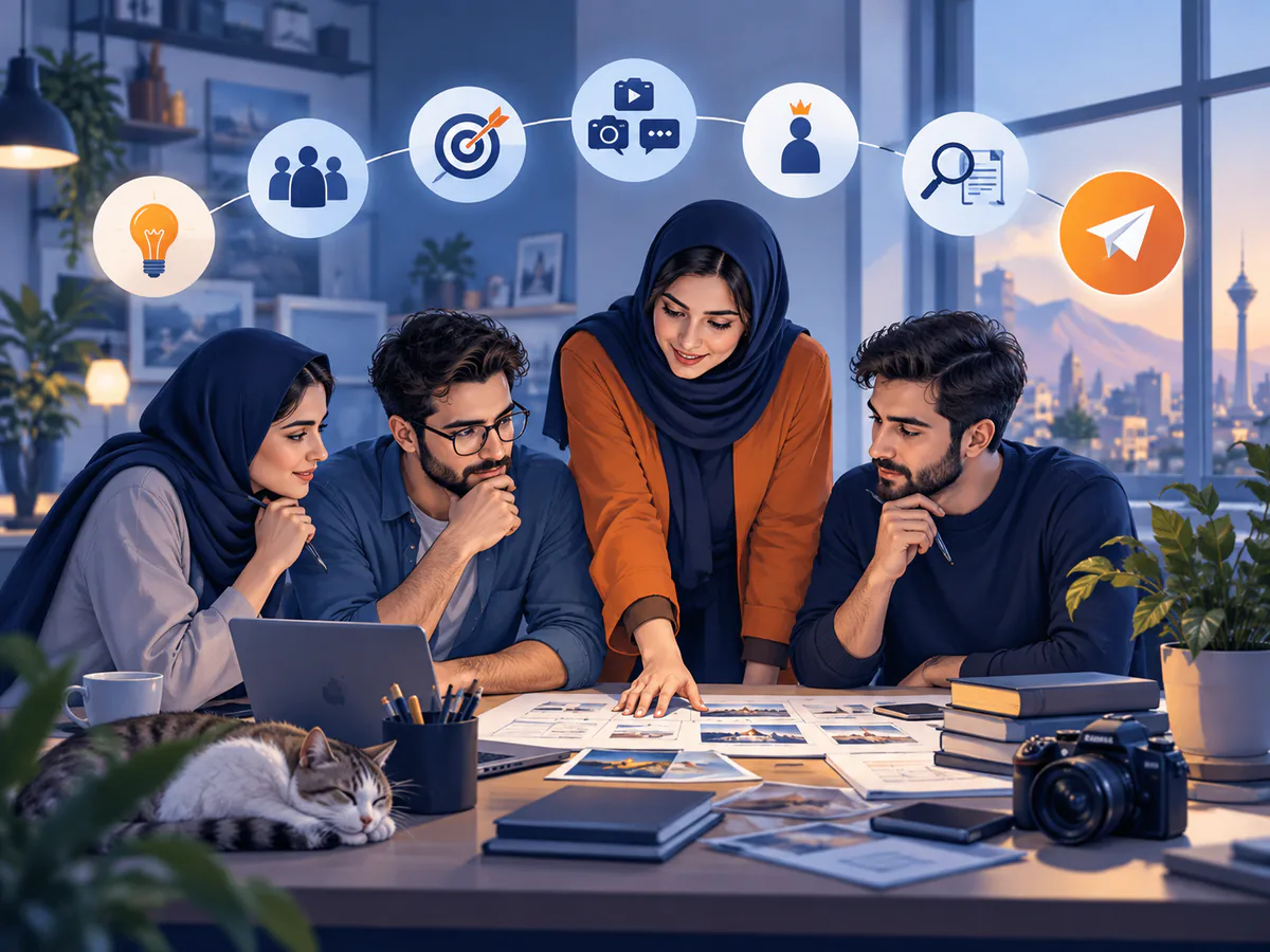 مفهوم ها و اجزای اصلی قالب برنامه تولید محتوا