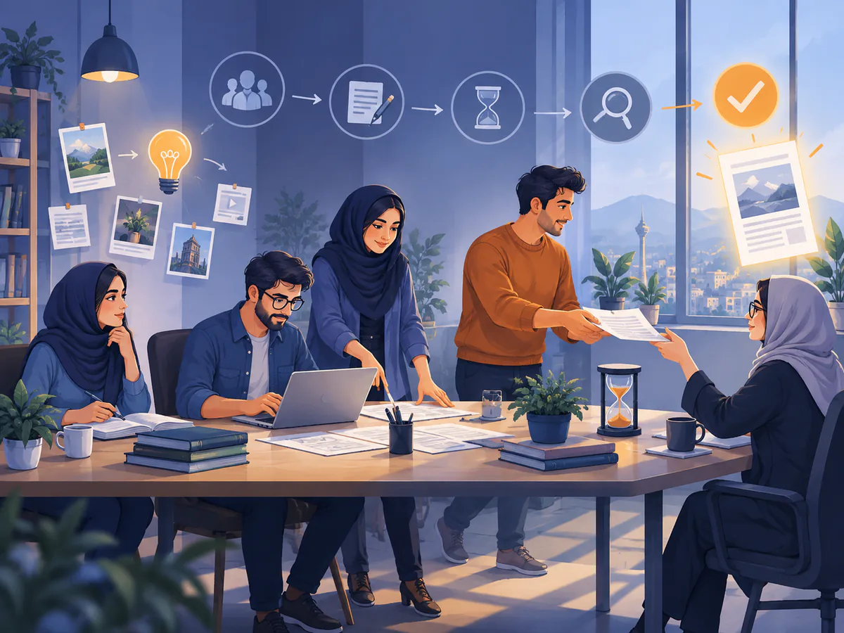 مسیر عملی اجرای مدیریت فرایند تولید محتوا