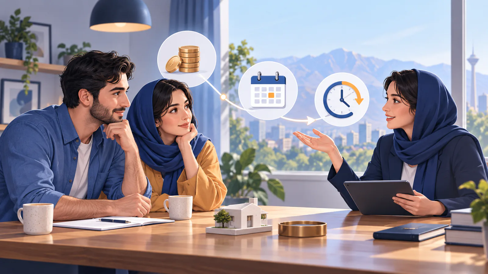 نمای کلی ثبت و پیگیری بیعانه