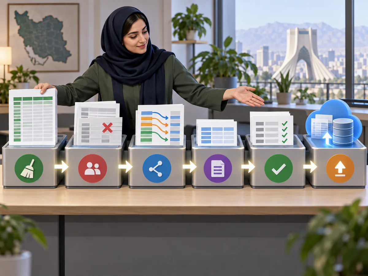 مسیر عملی اجرای اکسل یا CRM