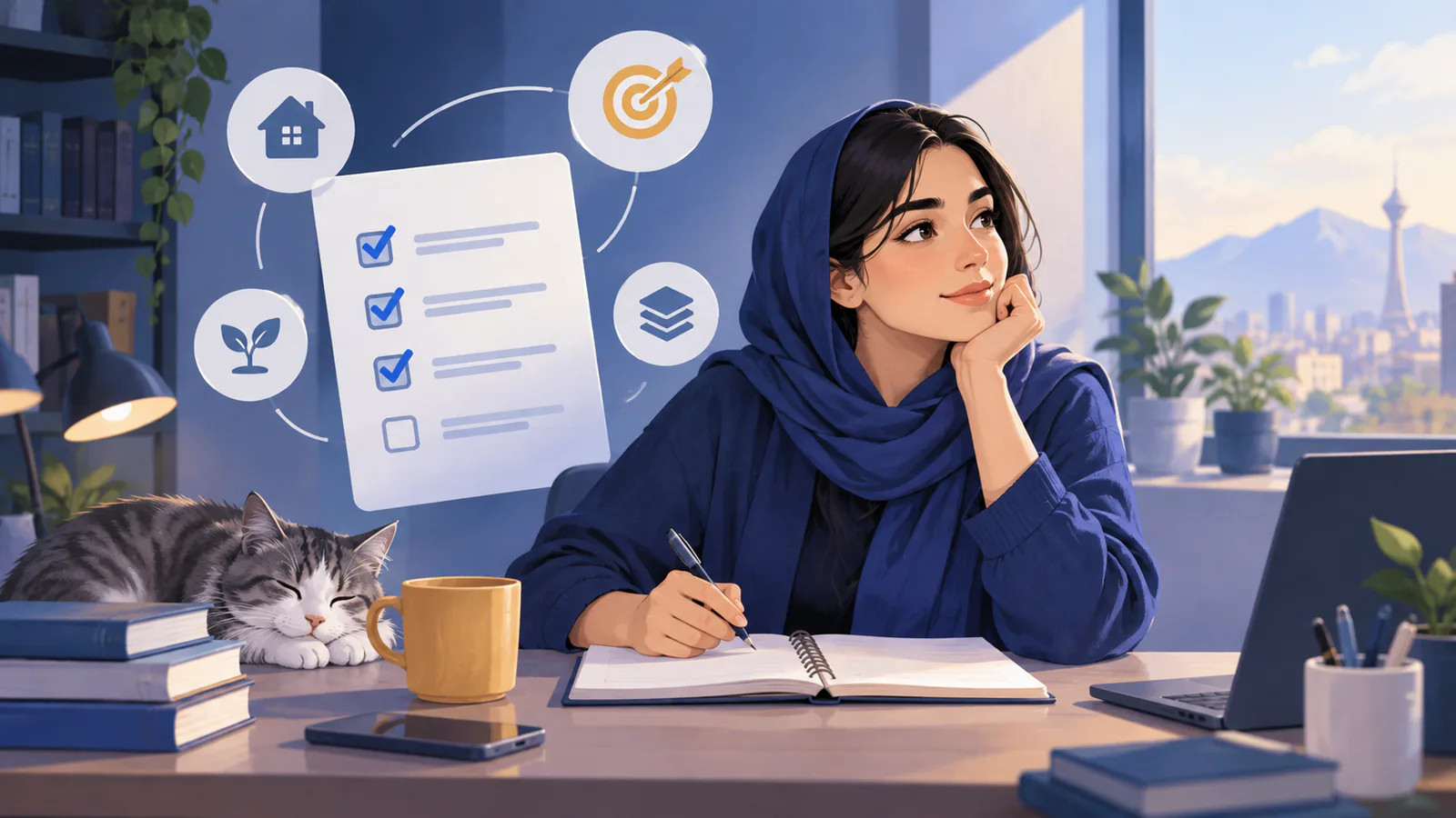 نمای کلی ساخت چک لیست آنلاین