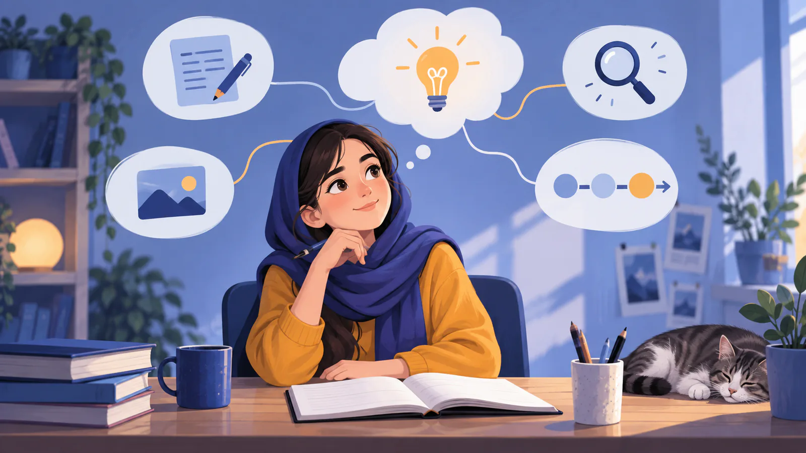 نمای کلی نقشه ذهنی برای انشا