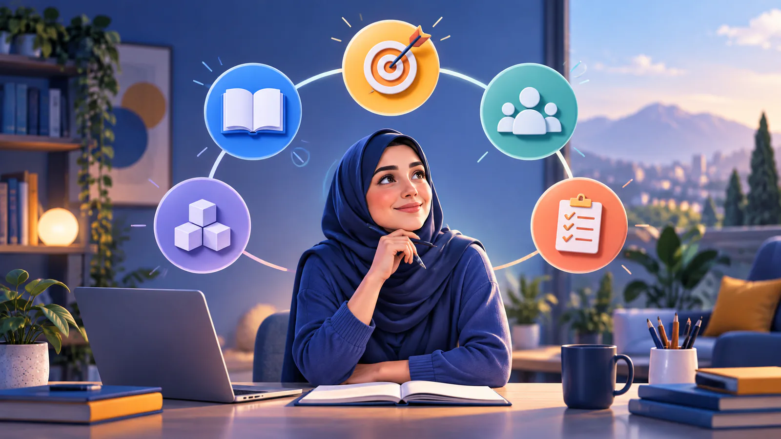 نمای کلی نقشه ذهنی طراحی آموزشی
