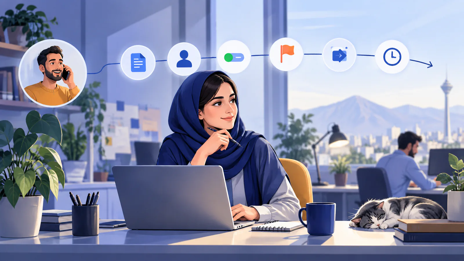 نمای کلی مدیریت درخواست مشتریان