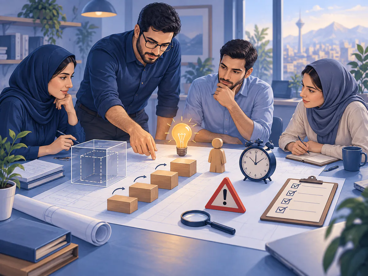 مفهوم ها و اجزای اصلی قالب برنامه پروژه