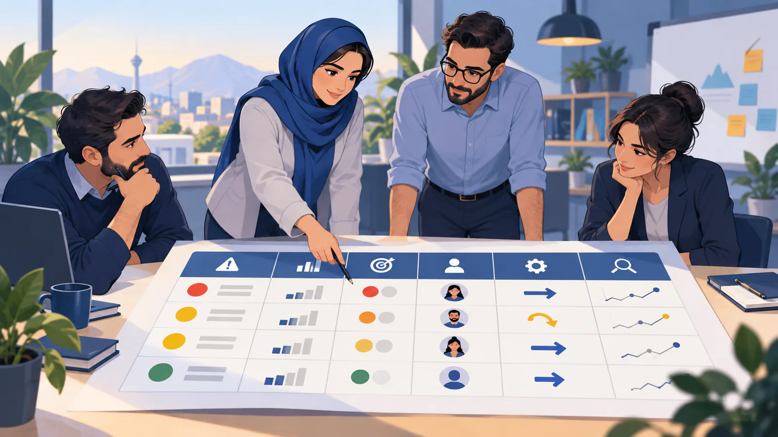 نمای کلی مدیریت ریسک پروژه