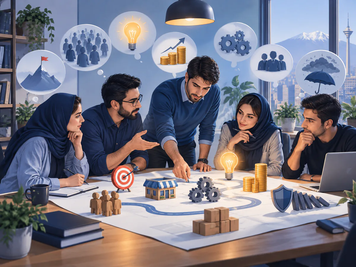 مفهوم ها و اجزای اصلی بیزینس پلن چیست